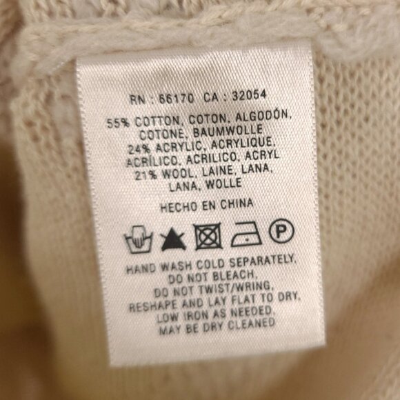 Anthropologie Yellow Bird Tan Boho Knit Top - Picture 5 of 8